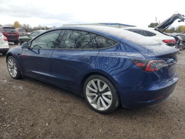 5YJ3E1EA2JF030111 - 2018 TESLA MODEL 3 Niebieski zdjęcie 2