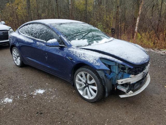 5YJ3E1EA2JF030111 - 2018 TESLA MODEL 3 Niebieski zdjęcie 4