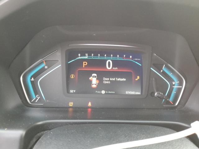 5FNRL6H85KB053132 - 2019 HONDA ODYSSEY TOURING Beyaz fotoğraf 9