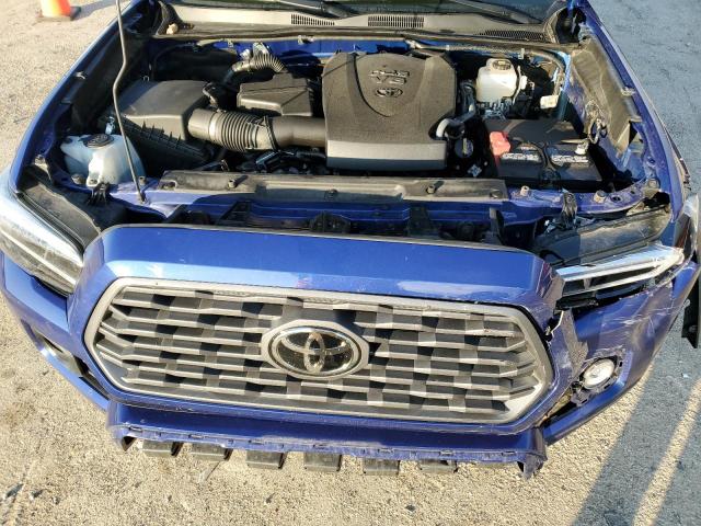 3TMCZ5AN7NM514264 - 2022 TOYOTA TACOMA DOUBLE CAB BLUE photo 11