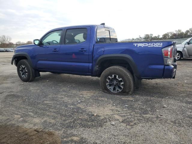 3TMCZ5AN7NM514264 - 2022 TOYOTA TACOMA DOUBLE CAB BLUE photo 2