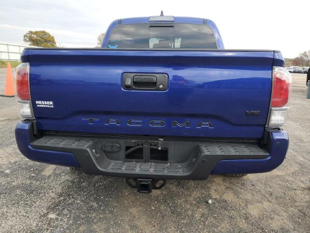 3TMCZ5AN7NM514264 - 2022 TOYOTA TACOMA DOUBLE CAB BLUE photo 6