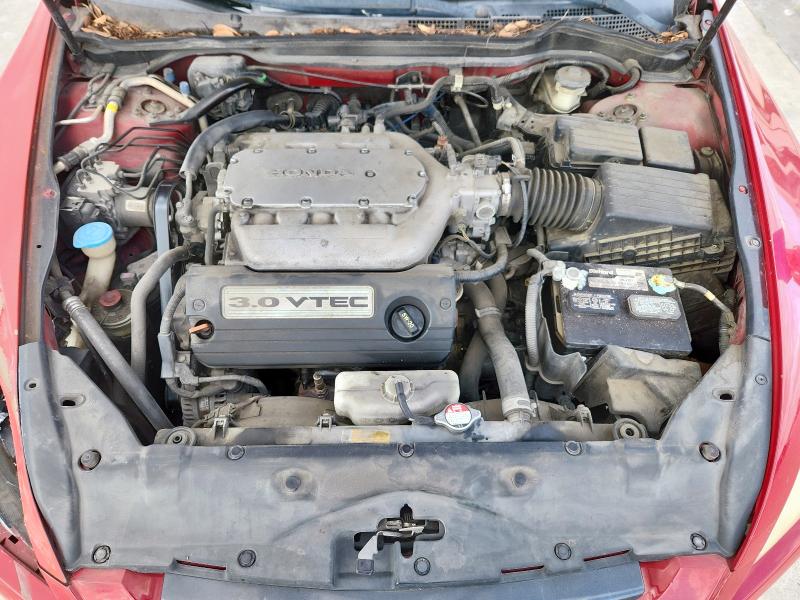 1HGCM82665A003912 - 2005 HONDA ACCORD EX RED photo 11