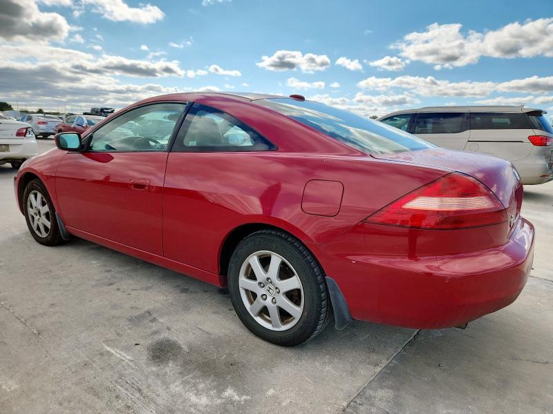 1HGCM82665A003912 - 2005 HONDA ACCORD EX RED photo 2