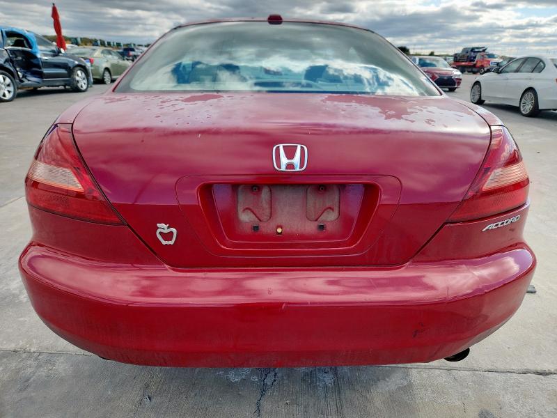 1HGCM82665A003912 - 2005 HONDA ACCORD EX RED photo 6