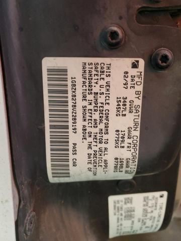 1G8ZK8278VZ289197 - 1997 SATURN SW2 WHITE photo 13