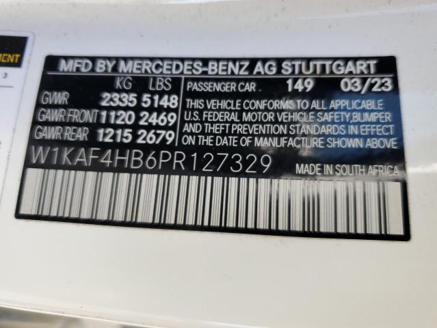 W1KAF4HB6PR127329 - 2023 MERCEDES-BENZ C 300 4MATIC WHITE photo 13