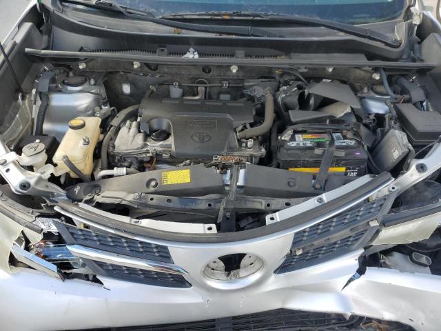 JTMRFREVXDD003856 - 2013 TOYOTA RAV4 XLE SILVER photo 12