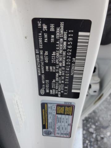 5XXGT4L30JG265911 - 2018 KIA OPTIMA LX 白色 照片 12