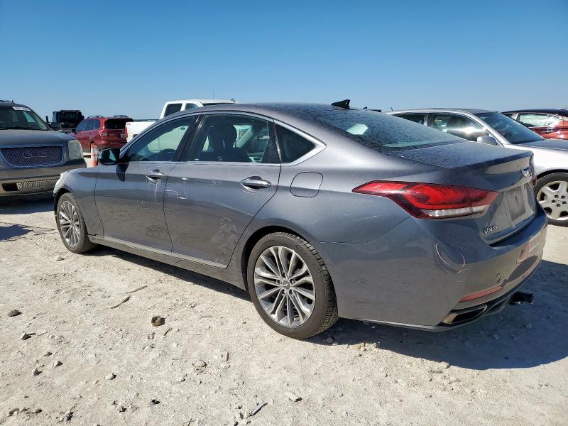 KMHGN4JE9FU018804 - 2015 HYUNDAI GENESIS 3.8L GRAY photo 2
