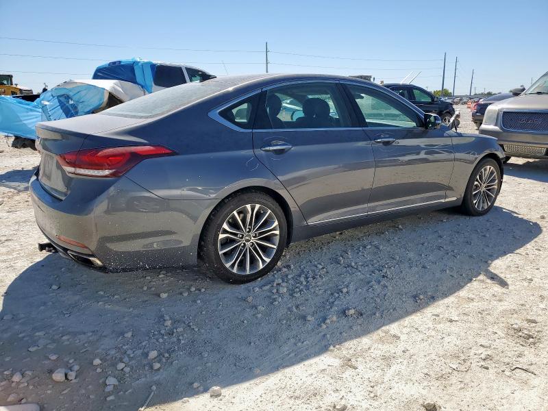 KMHGN4JE9FU018804 - 2015 HYUNDAI GENESIS 3.8L GRAY photo 3