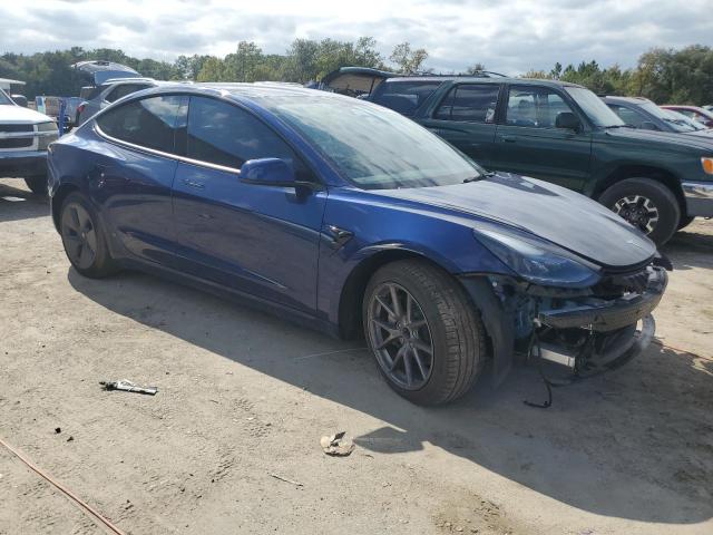 5YJ3E1EAXPF646535 - 2023 TESLA MODEL 3 ლურჯი ფოტო 4