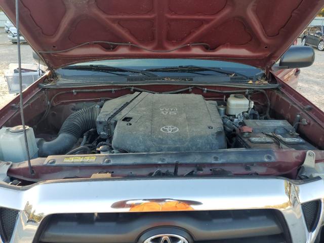 5TELU42N77Z432189 - 2007 TOYOTA TACOMA DOUBLE CAB წითელი ფოტო 11