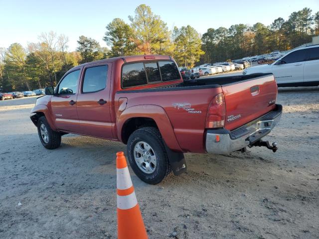 5TELU42N77Z432189 - 2007 TOYOTA TACOMA DOUBLE CAB წითელი ფოტო 2