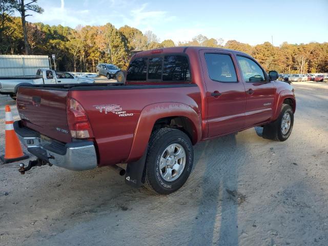 5TELU42N77Z432189 - 2007 TOYOTA TACOMA DOUBLE CAB წითელი ფოტო 3