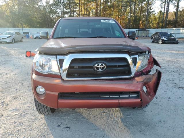 5TELU42N77Z432189 - 2007 TOYOTA TACOMA DOUBLE CAB წითელი ფოტო 5