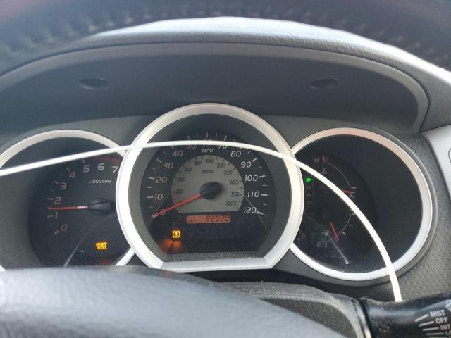 5TELU42N77Z432189 - 2007 TOYOTA TACOMA DOUBLE CAB წითელი ფოტო 9