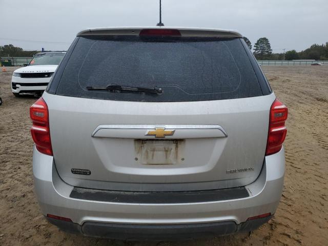 2GNALBEK9G1153743 - 2016 CHEVROLET EQUINOX LS ვერცხლისფერი ფოტო 6