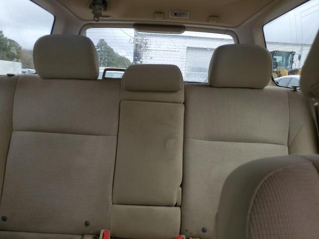 JF1SG63696H734689 - 2006 SUBARU FORESTER 2.5X 奶油色 照片 10