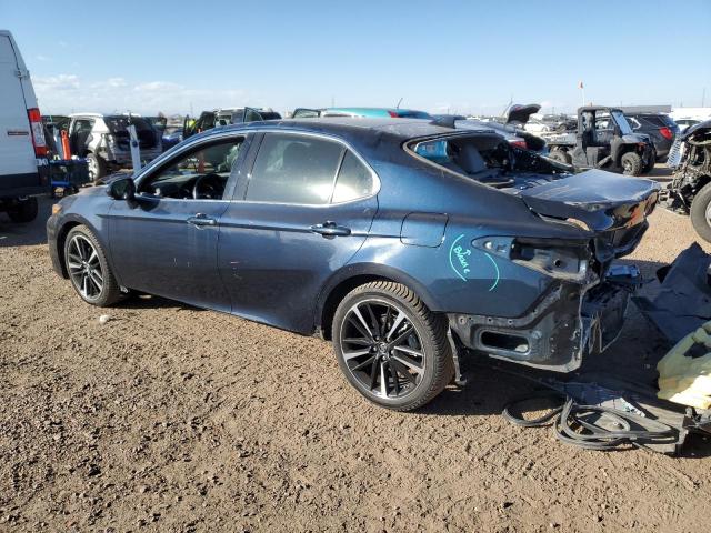 4T1BZ1HK0KU509409 - 2019 TOYOTA CAMRY XSE BLUE photo 2