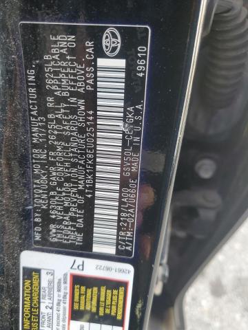 4T1BK1FK8EU025144 - 2014 TOYOTA CAMRY SE 黑色 照片 12