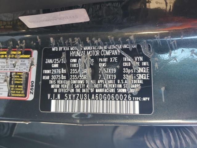 5XYZU3LA6DG060026 - 2013 HYUNDAI SANTA FE S GREEN photo 12