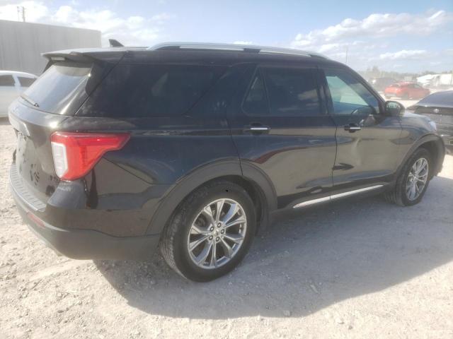 1FMSK7FH9MGB45829 - 2021 FORD EXPLORER LIMITED BLACK photo 3