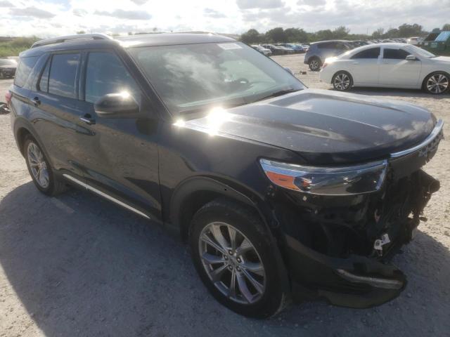 1FMSK7FH9MGB45829 - 2021 FORD EXPLORER LIMITED BLACK photo 4