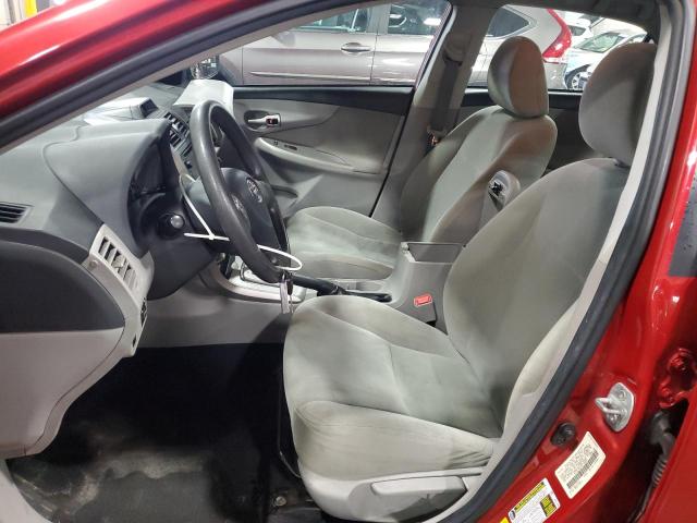 5YFBU4EE2DP158201 - 2013 TOYOTA COROLLA BASE Czerwony zdjęcie 7