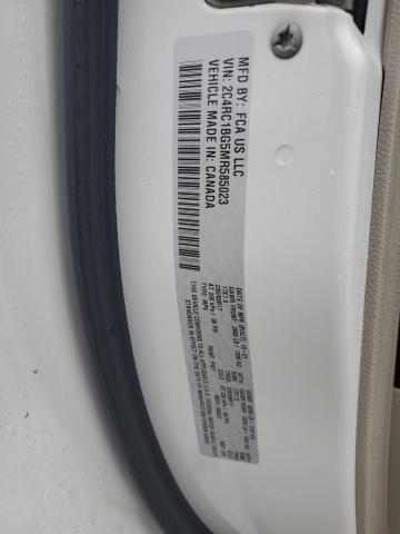 2C4RC1BG5MR585023 - 2021 CHRYSLER PACIFICA TOURING L WHITE photo 13