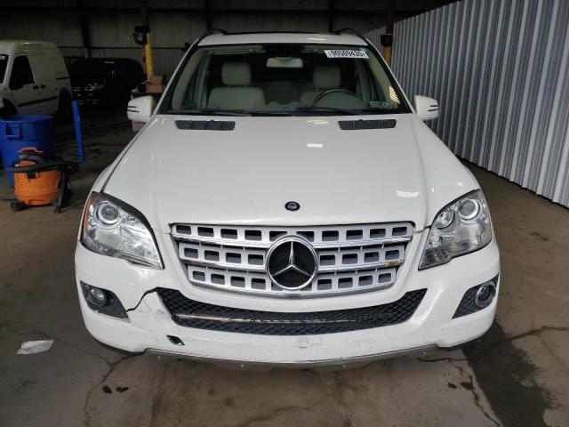 4JGBB8GB2BA669775 - 2011 MERCEDES-BENZ ML 350 4MATIC WHITE photo 5
