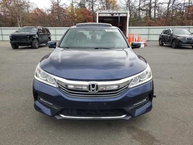 1HGCR3F84HA025007 - 2017 HONDA ACCORD EXL BLUE photo 5