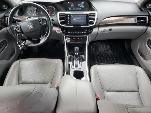 1HGCR3F84HA025007 - 2017 HONDA ACCORD EXL BLUE photo 8