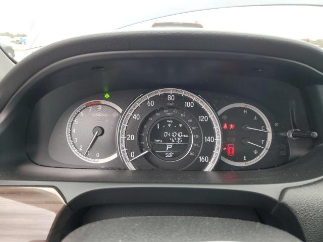 1HGCR3F84HA025007 - 2017 HONDA ACCORD EXL BLUE photo 9