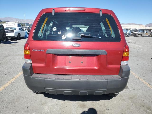 1FMYU02Z35KA40101 - 2005 FORD ESCAPE XLS RED photo 6