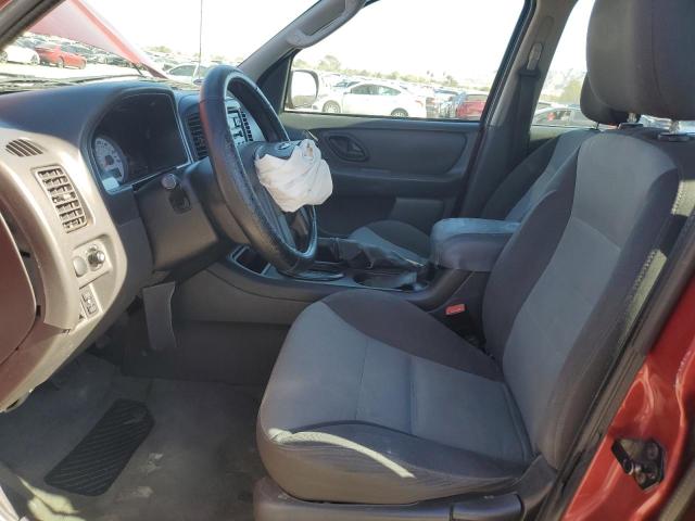 1FMYU02Z35KA40101 - 2005 FORD ESCAPE XLS RED photo 7