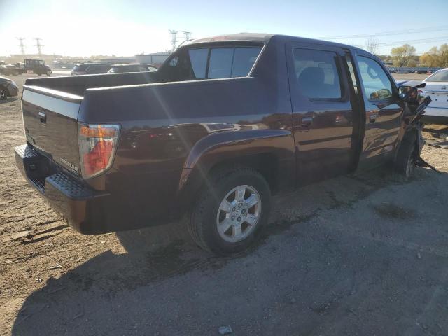 2HJYK16508H537895 - 2008 HONDA RIDGELINE RTL BURGUNDY photo 3