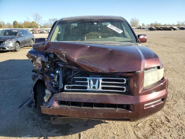 2HJYK16508H537895 - 2008 HONDA RIDGELINE RTL BURGUNDY photo 5