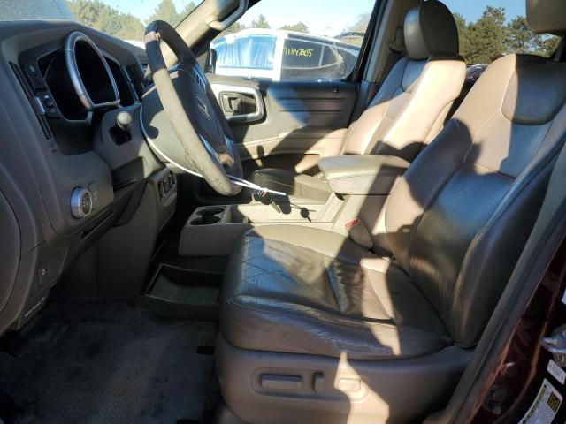 2HJYK16508H537895 - 2008 HONDA RIDGELINE RTL BURGUNDY photo 7