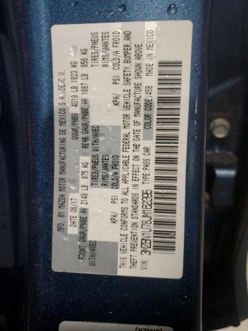 3MZBN1U78JM162395 - 2018 MAZDA 3 SPORT 蓝色 照片 12