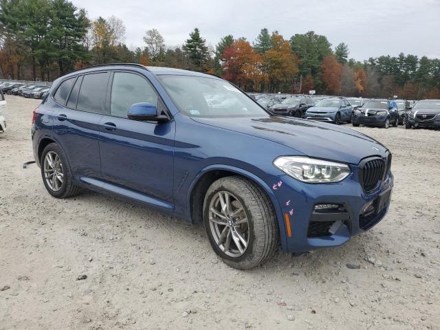 5UXTS1C02M9F37660 - 2021 BMW X3 XDRIVE30E Mavi fotoğraf 4