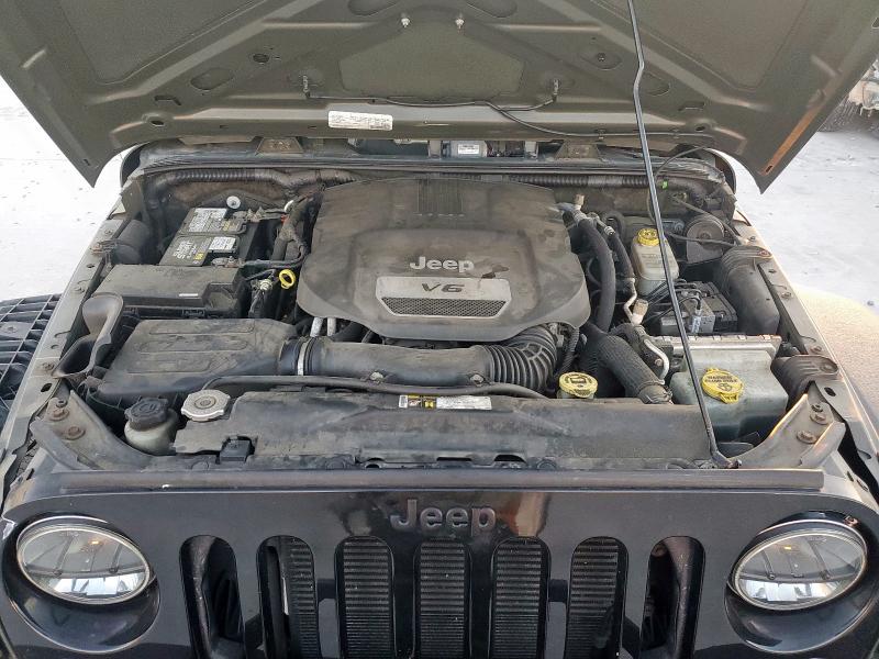 1C4AJWAG3GL110937 - 2016 JEEP WRANGLER SPORT GREEN photo 12