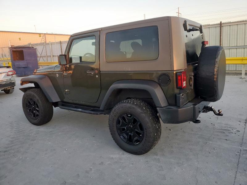 1C4AJWAG3GL110937 - 2016 JEEP WRANGLER SPORT GREEN photo 2