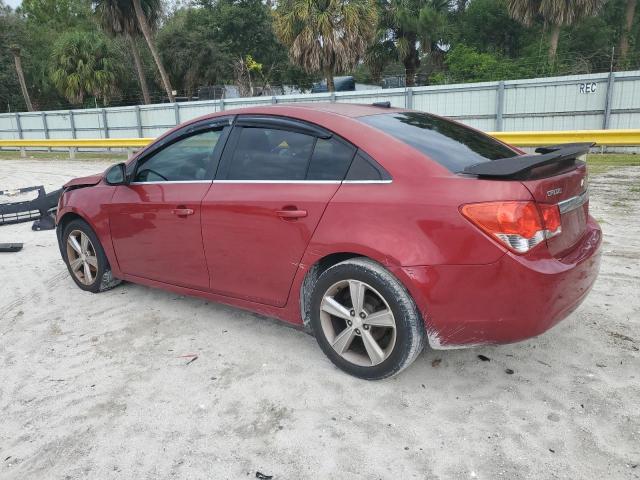 1G1PG5SC3C7256197 - 2012 CHEVROLET CRUZE LT MAROON photo 2