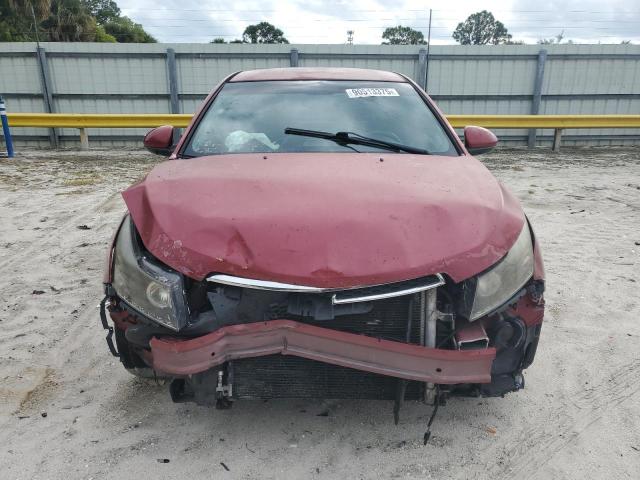 1G1PG5SC3C7256197 - 2012 CHEVROLET CRUZE LT MAROON photo 5