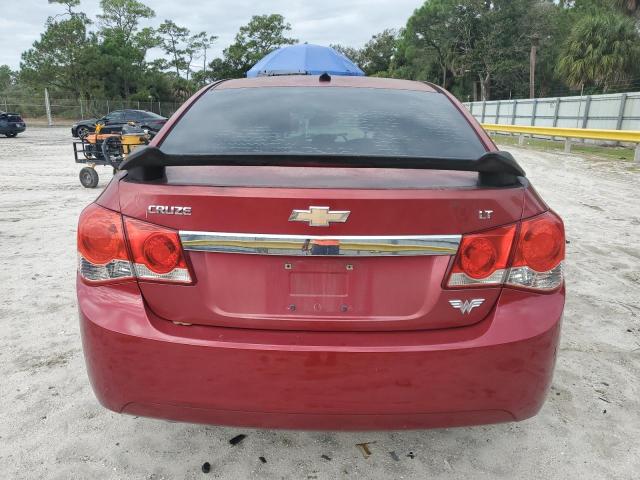 1G1PG5SC3C7256197 - 2012 CHEVROLET CRUZE LT MAROON photo 6