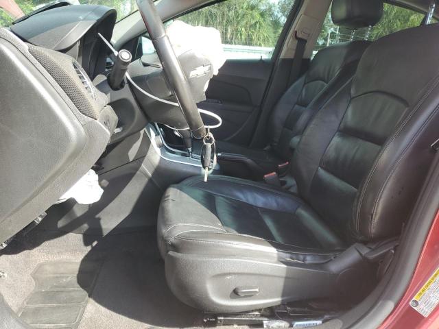 1G1PG5SC3C7256197 - 2012 CHEVROLET CRUZE LT MAROON photo 7