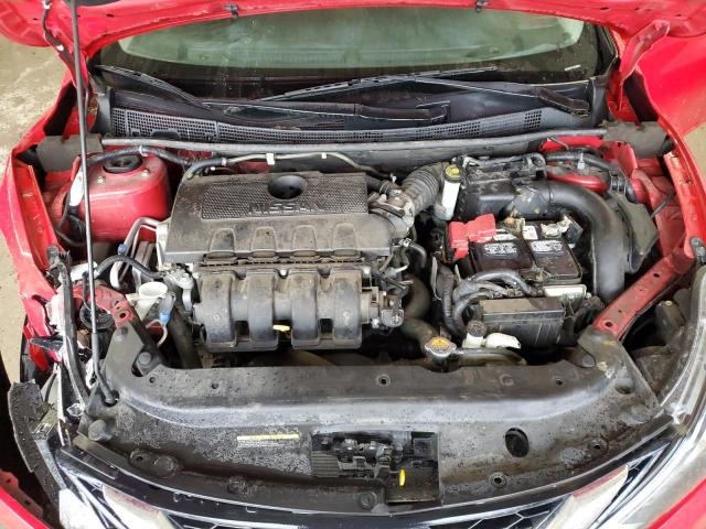 3N1AB7AP3JY262074 - 2018 NISSAN SENTRA S RED photo 11