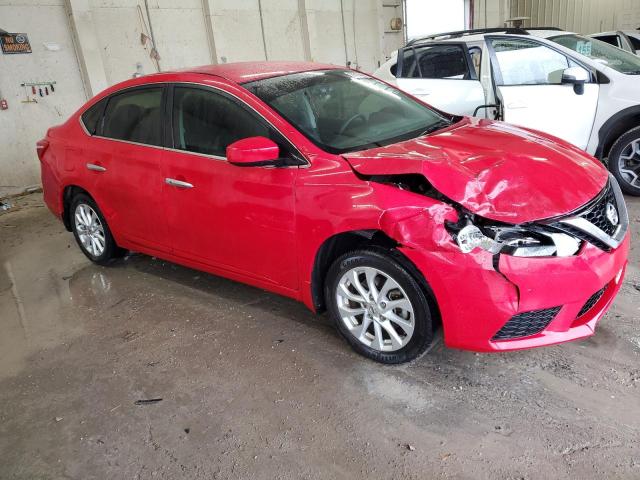 3N1AB7AP3JY262074 - 2018 NISSAN SENTRA S RED photo 4