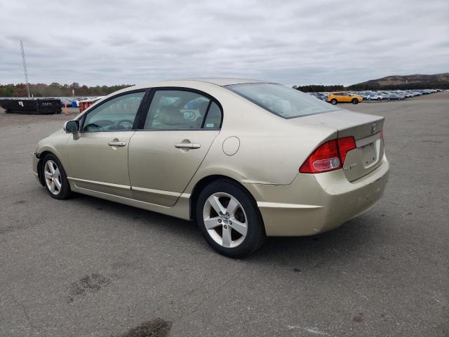 1HGFA16878L067569 - 2008 HONDA CIVIC EX GOLD photo 2